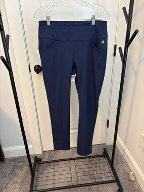Lilly Pulitzer Navy Luxletic Corso Pants